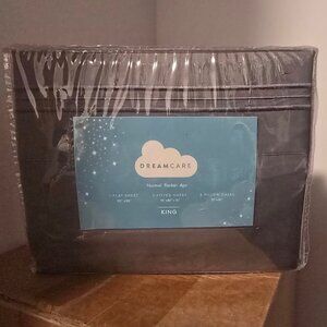 4 piece Dreamcare King Size Bedsheet Set Gray